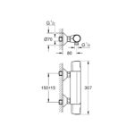 Grohe QuickFix Precision Trend Термостат для душу (34229002) - Зображення 2