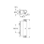 Grohe Grohtherm 2000 Термостат для душу (34469001) - Зображення 3