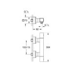 Grohe Grohtherm Cube Термостат для душу (34488000) - Зображення 2