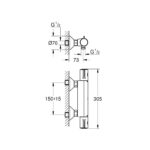 Grohe Grohtherm 800 Термостат для душу (34558000) - Зображення 2