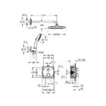 Grohe Quickfix Precision Душова система прихованого монтажу з Vitalio Start 250 (348832430) - Зображення 4