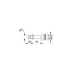Grohe З'єднувальний комплект впускового клапана 1/2" (37044000) - Зображення 2