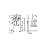 Grohe Система інсталяції для раковини GROHE Rapid SL 1 м (38541000) - Зображення 3