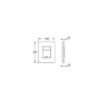 Grohe Skate Cosmopolitan Накладна панель змиву, чорний глянець (38732KV0) - Зображення 7
