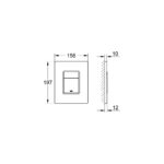 Grohe Skate Cosmopolitan Накладна панель змиву (38732SH0) - Зображення 3