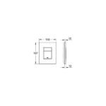 Grohe Панель змиву для унітазу EVEN (389662430) - Зображення 6