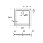 Grohe Душовий піддон 800х800, універсальний, білий (39302000) - Зображення 2