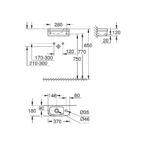 Grohe Euro Ceramic Міні-рукомийник 37см (39327000) - Зображення 2