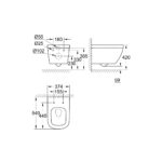 Grohe Підвісний унітаз Euro Ceramic (39328000) - Зображення 4