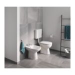 Grohe Підлоговий безободковий унітаз Bau Ceramic, горизонтальний випуск (39430000) - Зображення 2