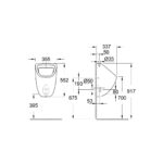 Grohe Пісуар Bau Ceramic, впуск зверху (39439000) - Зображення 2