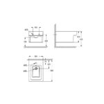 Grohe Cube Ceramic Біде настінного монтажу (3948600H) - Зображення 2