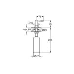 Grohe Cubic Дозатор рідкого мила (40649000) - Зображення 4
