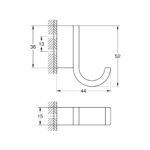 Grohe Selection Гачок для банного халата (41039000) - Зображення 2