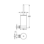 Grohe Selection Туалетна щітка у комплекті (41215KF0) - Зображення 3
