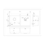 Laber 8622 Inox: кухонна мийка Gunter & Hauer (86x51 см) - Зображення 4