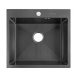 Mindel 5522 Black: кухонна мийка Gunter & Hauer (55x51 см) - Зображення 5