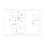 Mindel 5522 Black: кухонна мийка Gunter & Hauer (55x51 см) - Зображення 7
