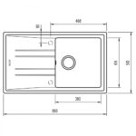 Кухонна мийка Teka STONE 50 B-TG 1B 1D (115330017) чорний металік - Зображення 2