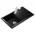 Кухонна мийка Teka STONE 50 B-TG 1B 1D (115330017) чорний металік - Зображення 4