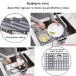 Силіконовий килимок в мийку термостійкий Nett SG-6433 - Зображення 4